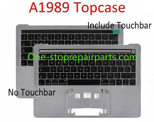 Silver Grey for Macbook Pro 13" Retina TouchBar A1989 Topcase with Keyboard US UK English FR French DE German Russian Spanish Macbook repair parts