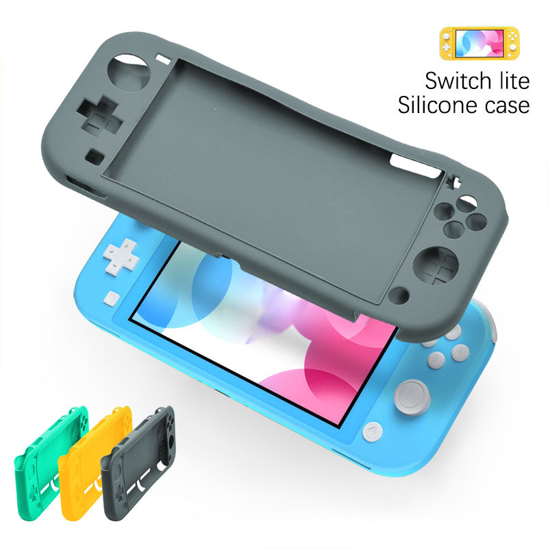 Suitable for Nintendo switch lite host silicone cover switch lite host protective cover spray feel oil