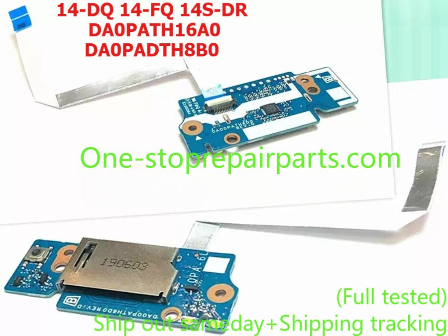 I/O Swicth Power USB board For HP 14-DQ 14-FQ 14S-DR DA0PADTH8B0 DA0PATH16A0 DA0PATH28A0 DA0PATH38A0 DA00PATH6D0 DA0PATH28A1