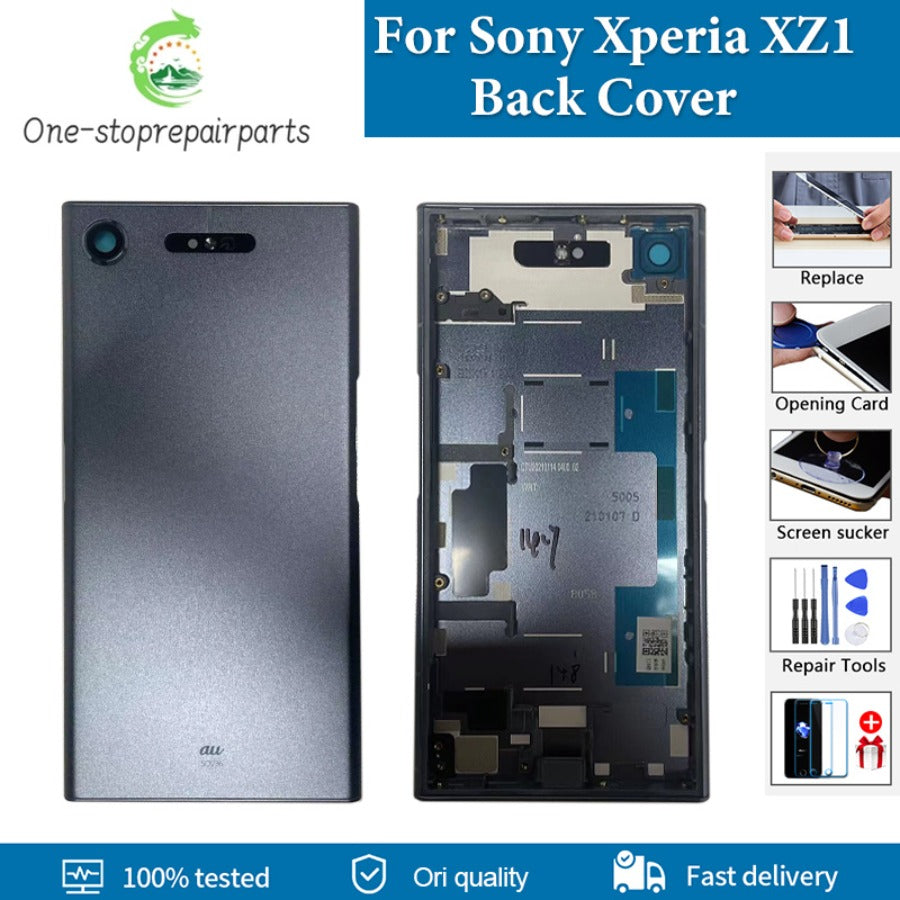Original Battery Cover Rear Door For Sony Xperia XZ1 Back Battery Cover Housing Door For Sony Xperia XZ1 Back cover Replacement Sony phone repair parts