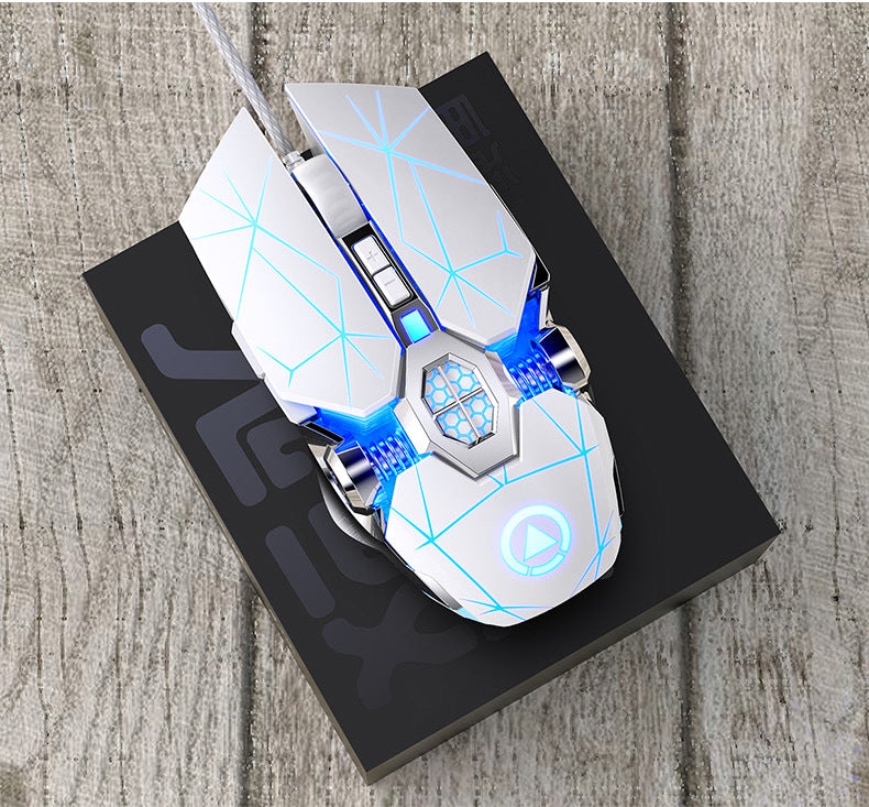 Accessories Game keyboard, mouse, earphones three-piece set, mechanical feel keyboard and mouse set