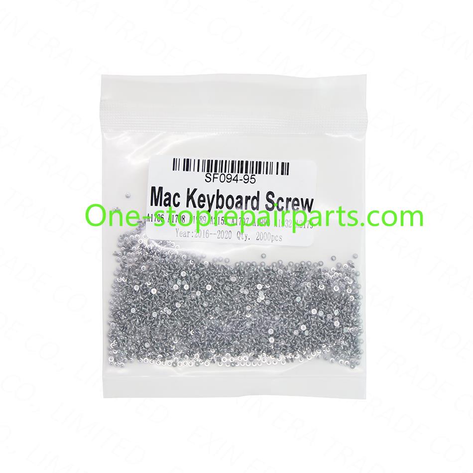 100Pcs/Bag Keyboard Screw A1706 A1707 A1708 A1989 A1990 A2159 A2251 A2289 A2179 A2337 A2338 for Macbook Pro Retina 13" 15" Macbook repair parts
