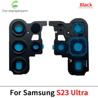 New Rear Camera Glass Lens Cover With Frame Holder For Samsung S20 S21 S22 S23 S24 S25 Plus Ultra 4G 5G Replacement Parts Samsung phone repair parts