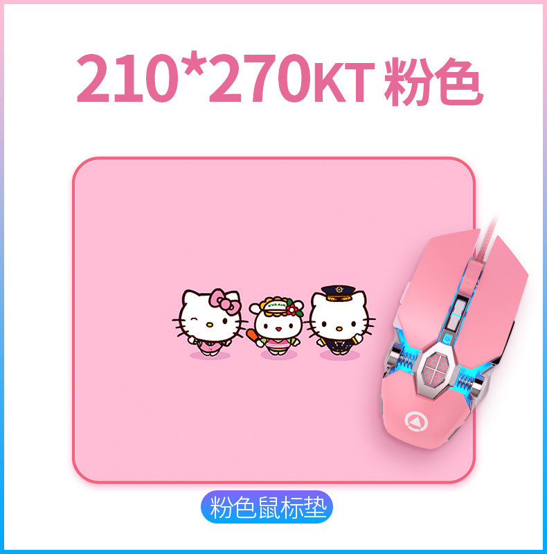 Mouse pad Large enlarged rubber table pad Mouse ++ non-slip keyboard pad Cartoon game desk pad Computer accessories
