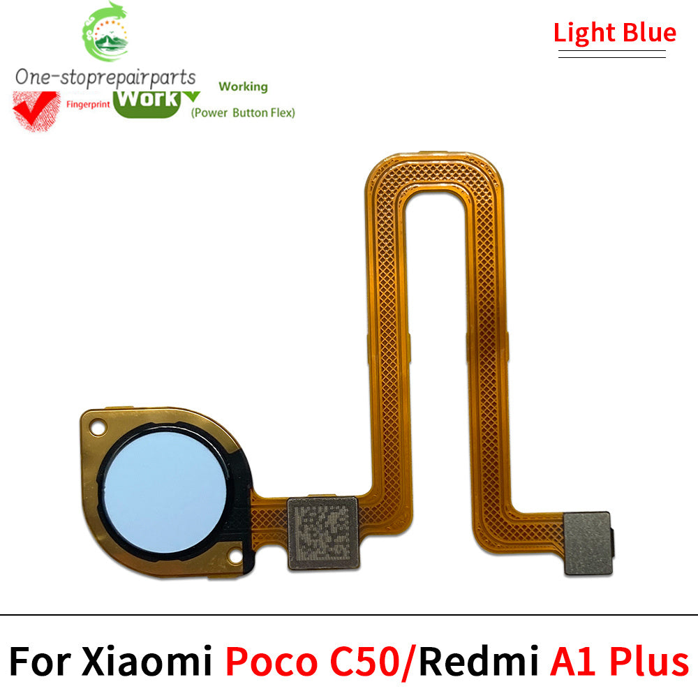 Home Button FingerPrint Touch ID Sensor Flex Cable Ribbon For Xiaomi Poco C50 C55 C65 C71 Replacement Parts Xiaomi  Xiao mi phone repair parts