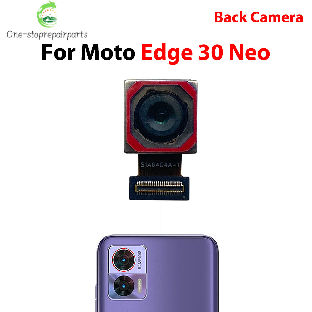 Front Camera Flex Front Back Rear Camera Module Flex Cable For Motorola Moto Edge 20 30 40 50 Neo Fusion Lite Pro Motorola phone repair parts