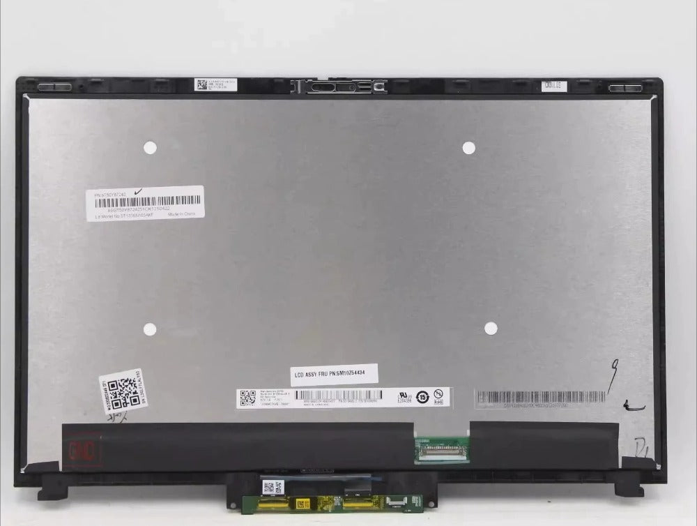 13.3" FHD Touch Screen For Lenovo ThinkPad C13 Yoga Gen 1 Chromebook 20UX 20UY 5M10Z54434 5M10Z54435 5M10Z54436 5M10Z54437 LCD Display Digitizer Frame bezel Assembly Replacement Lenovo laptop repair parts
