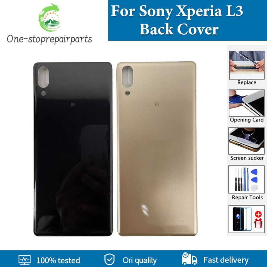 Original Back Cover For Sony Xperia L3 Back Battery Cover I3312 I4312 I4332 I3322 Rear Cover Housing Door Case Replacement Part Sony phone repair parts