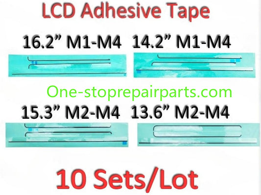 10Sets LCD Screen Adhesive Sticker Glue for Macbook Pro Air 13" 14" 16" A1706 A1708 A1707 A2141 A2442 A2485 A2780 A2681 A2941 Macbook repair parts