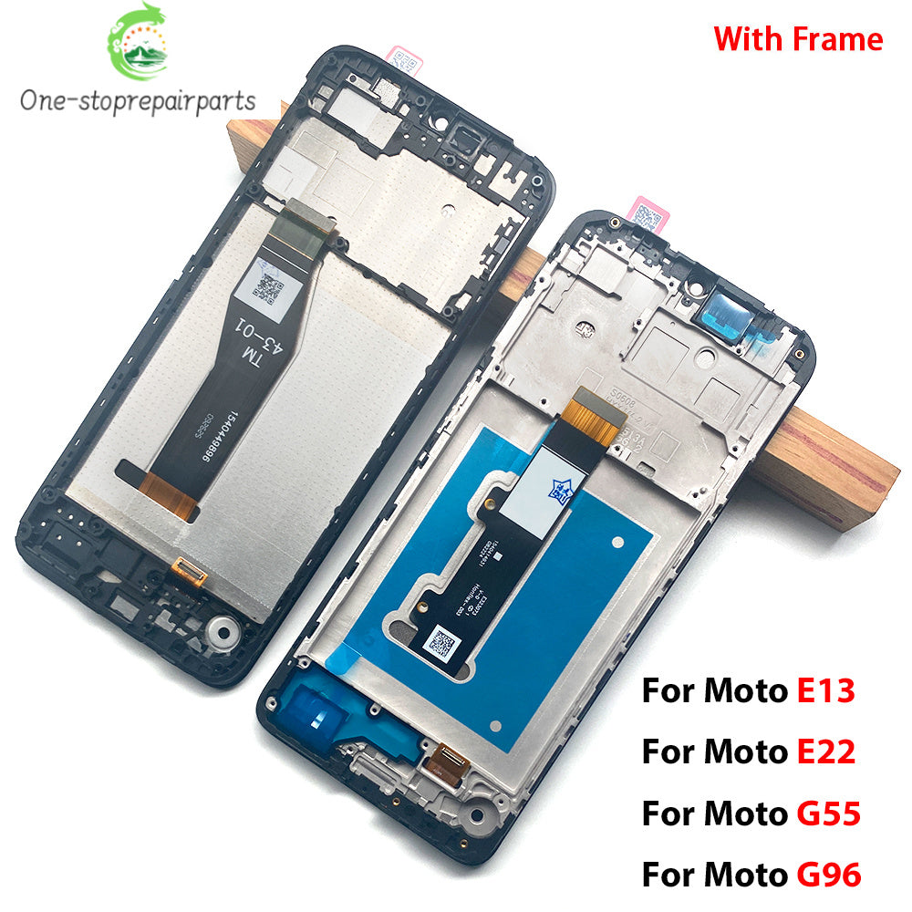 LCD Display Touch Screen Digitizer Assembly For Motorola Moto Edge 60 Pro Fusion Stylus E13 E22 E32 E20 E40 LCD Motorola phone repair parts