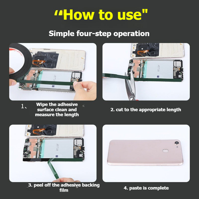 Edgeless LCD screen double-sided adhesive laptop cellphone phone tablet PC computer TV full-screen repair display maintenance screen adhesive strip Repair Tools