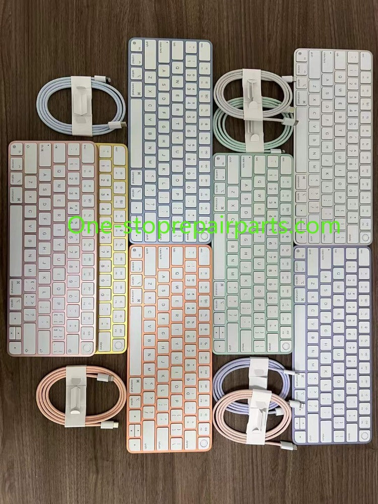 apple Magic Keyboard 3th Gen3 Magic mouse Wireless Bluetooth keyboard Touch ID & Numeric Keypad iMac CL Woven/Braided Lightning to USB-C cable