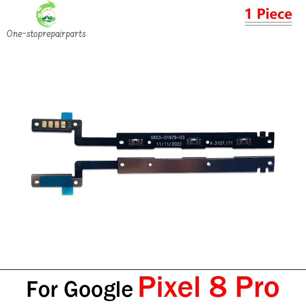 New Power on off Volume Key Button Flex Cable For Google Pixel 5 5A 6 6A 7 7A 8 9 Pro XL Google Pixel phone repair parts