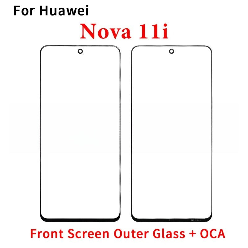 Front Screen Outer Glass With OCA For Huawei Nova 10 10Z 11 11i 12 12i Pro SE Ultra Lite Replacement Parts Huawei phone repair parts