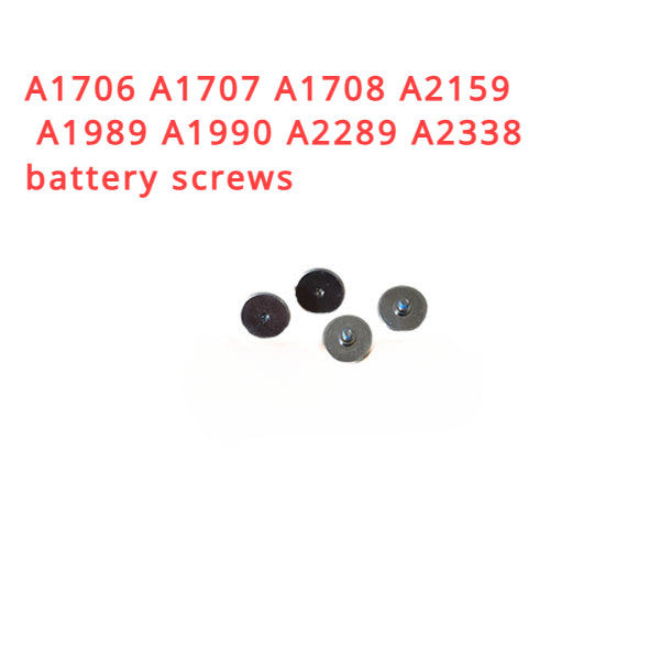 (Shipping fee not include)For apple macbook A1706 A1707 A1708 A2159 A1989 A1990 A2289 A2338 battery screws