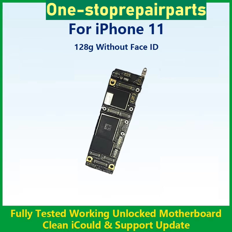 Fully Tested Working Well Motherboard For iPhone 11 Pro Max With/Without Face ID Cleaned iCloud And Support Update Logic Board iPhone phone repair parts