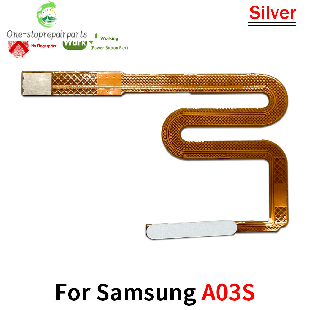 New For Samsung A15 A23 A03s 4G 5G Fingerprint Sensor Home Return Key Menu Button Flex Ribbon Cable Samsung phone repair parts