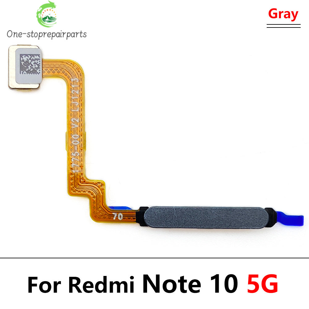 New For Xiaomi Poco M3 Pro / For Redmi Note 10 5G Home Button FingerPrint Touch ID Sensor Flex Cable Replacement Parts  Xiaomi  Xiao mi phone repair parts