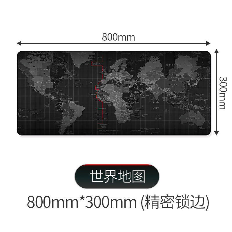 Mouse pad Large enlarged rubber table pad Mouse ++ non-slip keyboard pad Cartoon game desk pad Computer accessories