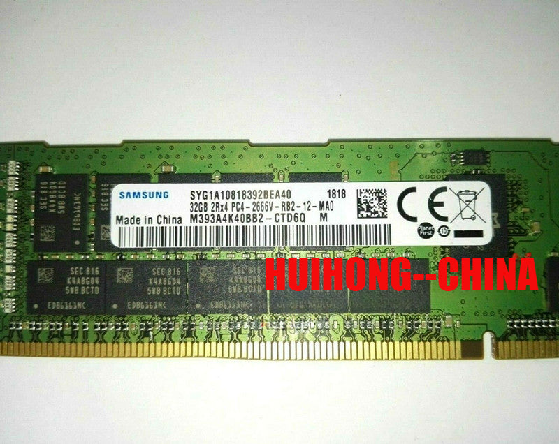 Samsung M393A4K40CB2-CTD 32G 2RX4 PC4-2666V ECCREG server memory