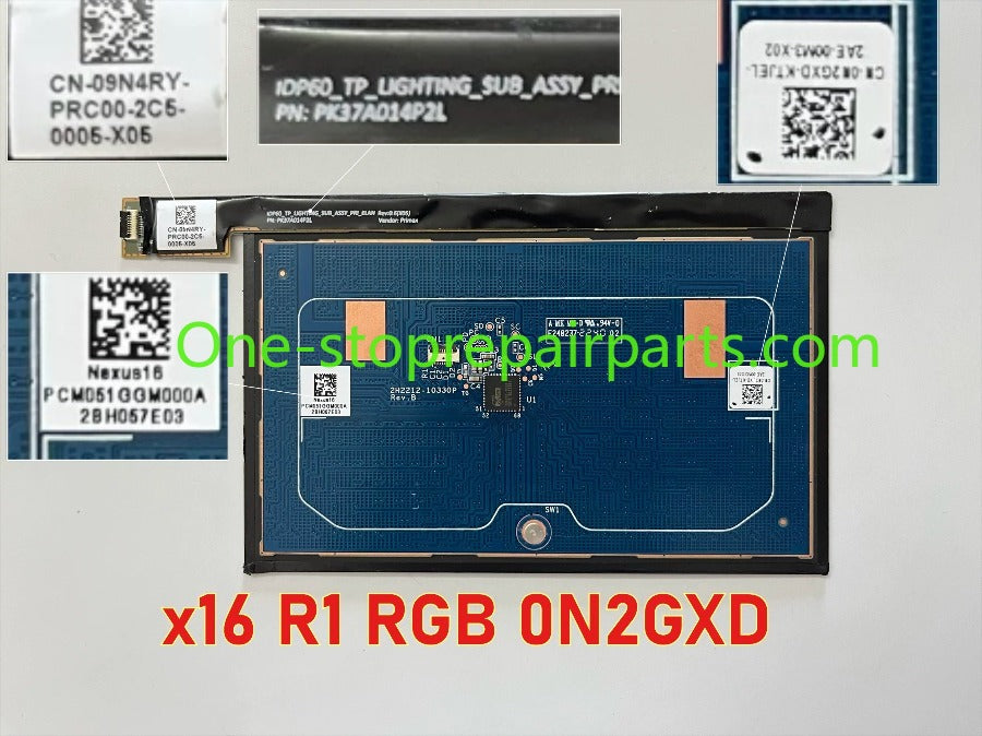 Touchpad  For Alienware alien touchpad x16 R1 r2 x17 r2 m16 R1 R2 m18 R1 R2 HDW14 G2H29 9JJRC 0RY7JP Y4XV5 0F046X trackpad  Alienware Laptop repair parts