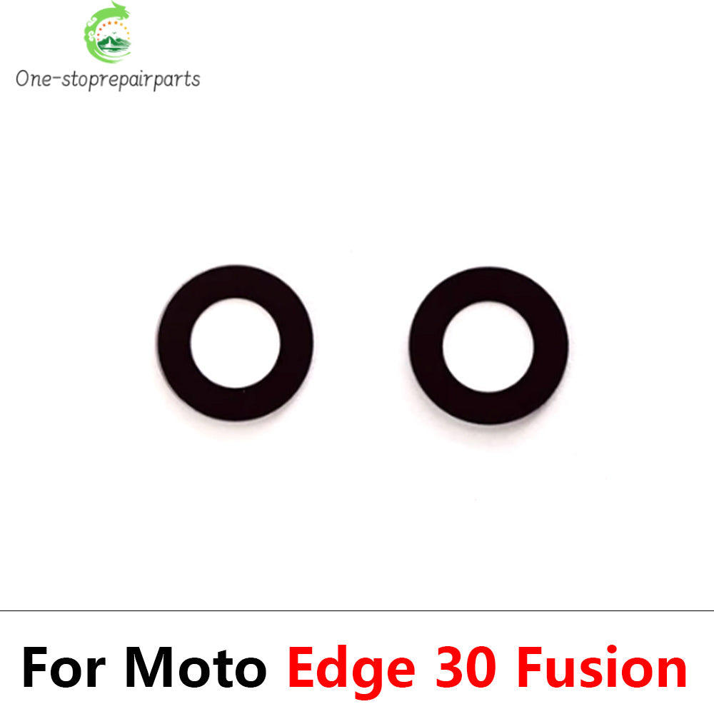 10Pcs, Camera Glass For Motorola Moto Edge 20 30 40 Pro Lite Neo Fusion Rear Back Camera glass Lens With Glue Adhesive Motorola phone repair parts
