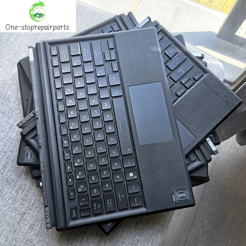Used For ASUS ROG X Flow Z13 GZ301ZA (2022) With Backlit US Keyboard Palmrest ASUS Laptop repair parts
