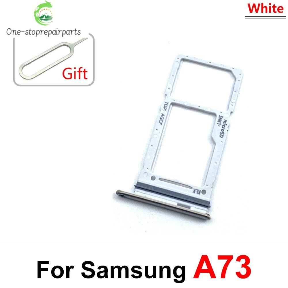 New For Samsung A23 A33 A53 A73 5G SIM Card Tray Slot Holder Replacement Parts Samsung phone repair parts