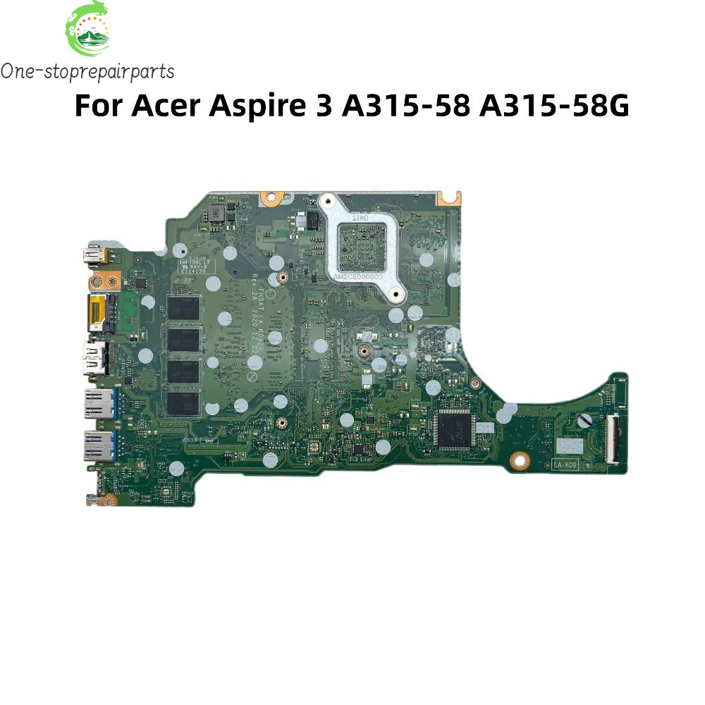 For Acer Aspire 3 A315-58 A315-58G Laptop Motherboard With i5-1135G7 i7-1165G7 4GB/8GB-RAM MX350-2G FH5AT LA-K092P NBADU11006 Acer laptop repair parts