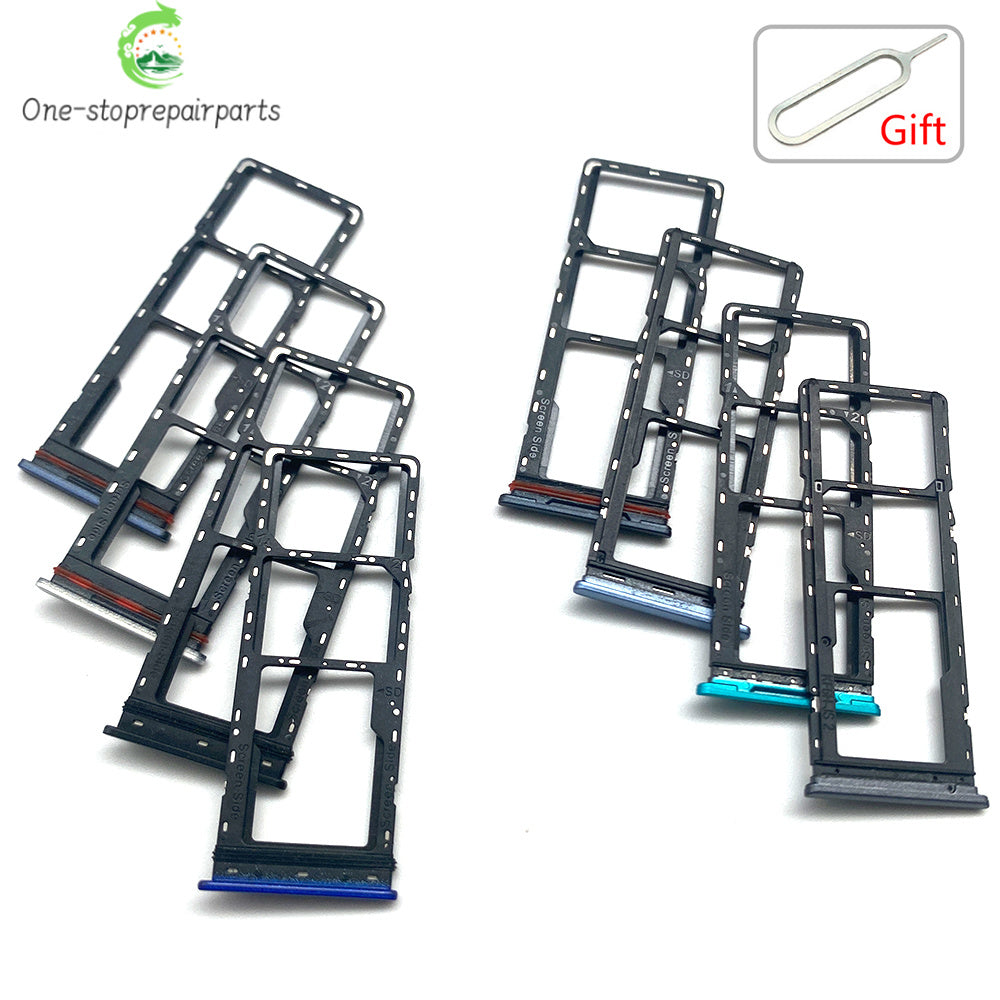10Pcs, SIM Card Slot SD Card Tray Holder Adapter For Tecno Spark 4 5 7 8 9 8T 9T 10 20C Pro Go 2022 Tecno phone repair parts