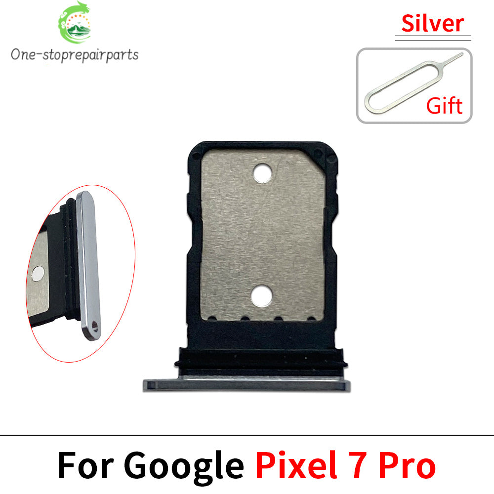 10Pcs, New For Google Pixel 7 / Pixel 7 Pro / Pixel 7A / Pixel 8 / Pixel 8 Pro / Pixel 8A SIM Card Tray Slot Holder Repair Parts Google Pixel phone repair parts