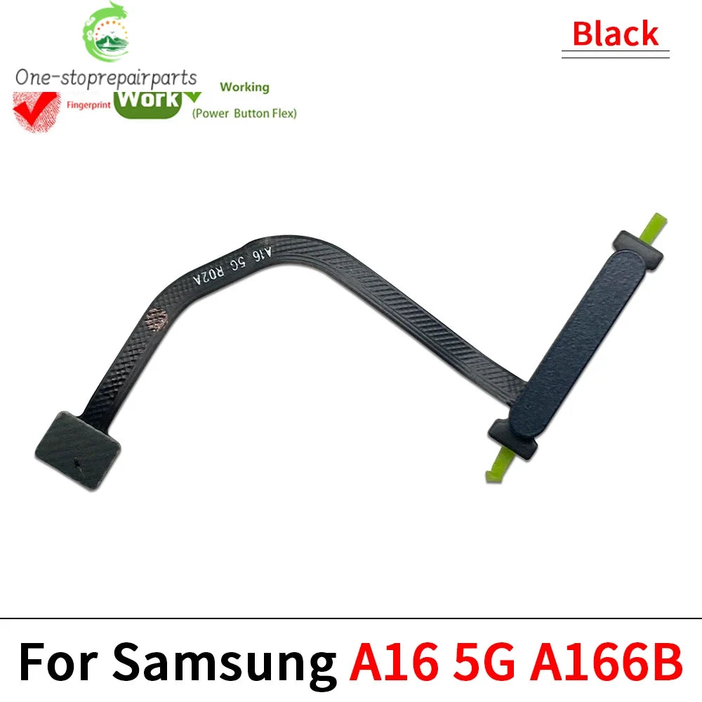 Fingerprint Sensor Flex Touch ID + Power On / Off Button Key Flex Cable For Samsung A12 A13 A14 A15 A16 A17 A22 A23 A25 A26 A32 Samsung phone repair parts