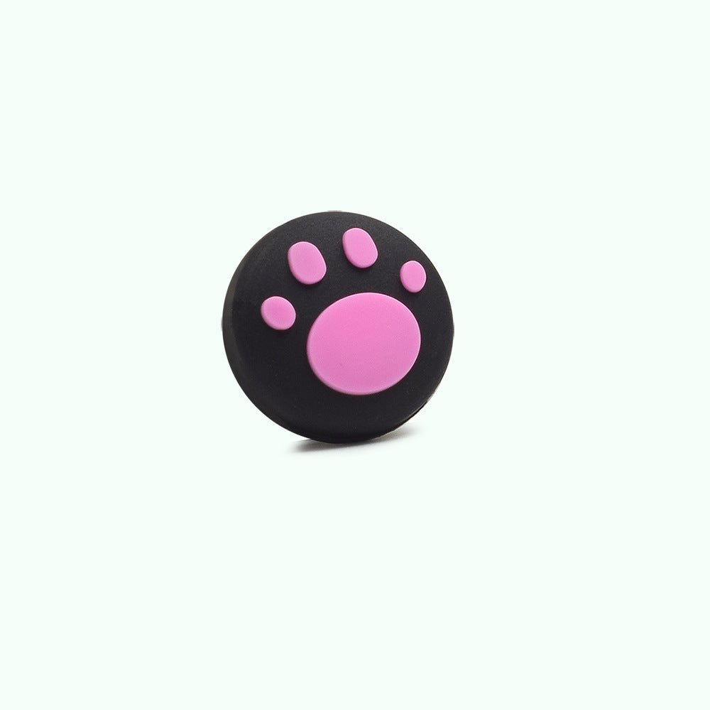Suitable for Nintendo switch handle button cap Switch joycon rocker button cap Cat lying silicone cap