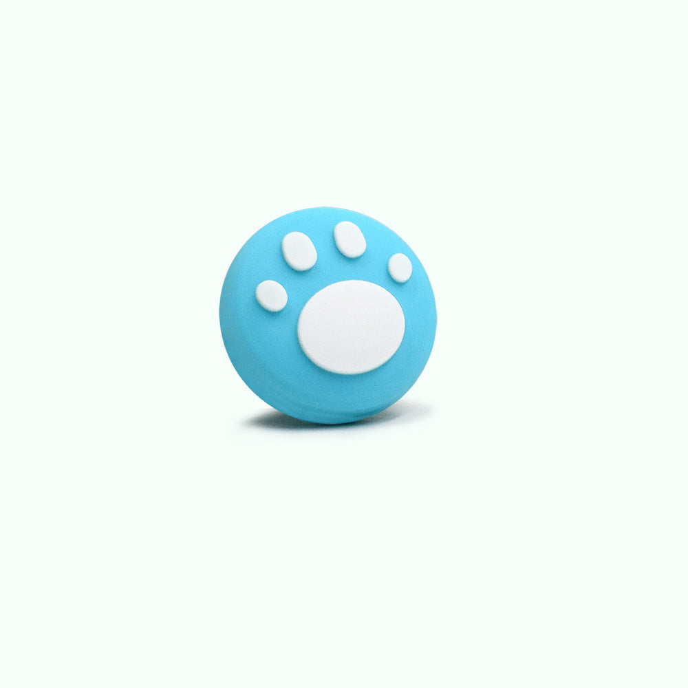 Suitable for Nintendo switch handle button cap Switch joycon rocker button cap Cat lying silicone cap