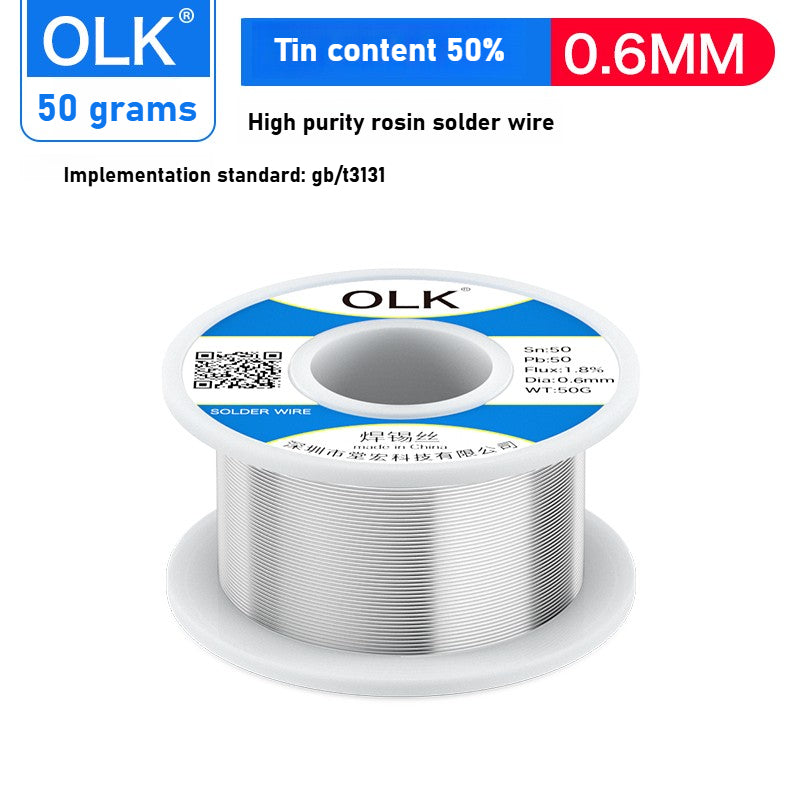 High purity solder wire 63 low temperature with flux rosin core welding household electric soldering iron lead-free solder wire Repair tools