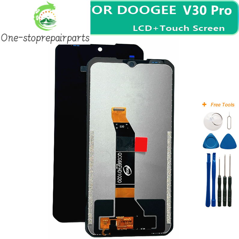 6.58' Original DOOGEE V30 Pro LCD Display and Touch Screen Digitizer Assembly Replacement for V 30 Pro V30Pro S118 LCD + Tool Doogee phone repair parts