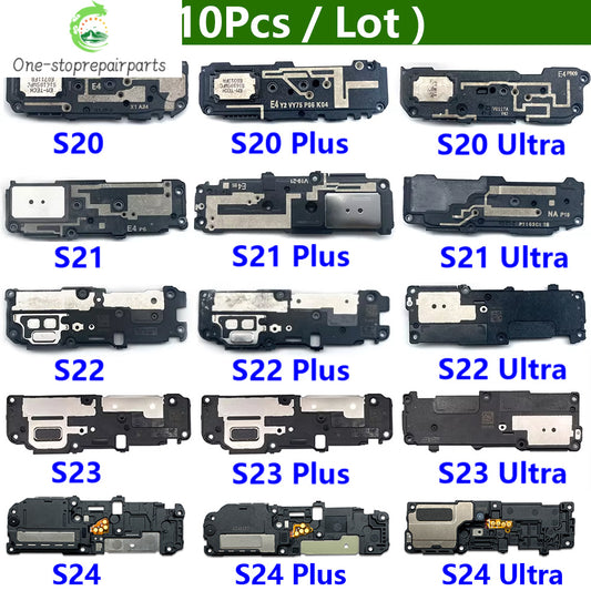 10Pcs/Lot, Loud Speaker Ringer For Samsung S20 S21 S22 S23 S24 Plus Ultra Fe 4G 5G Ringer Buzzer Speaker Flex Cable Samsung phone repair parts
