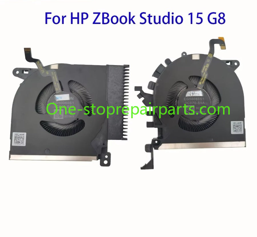 Laptop Cooling CPU GPU Fan For HP ZBook Studio 15-G8 15S-G8 HSN-C12C Notebook Cooler Radiator EG50060S1-1C060 1C070-S9A NS85C41 HP laptop repair parts