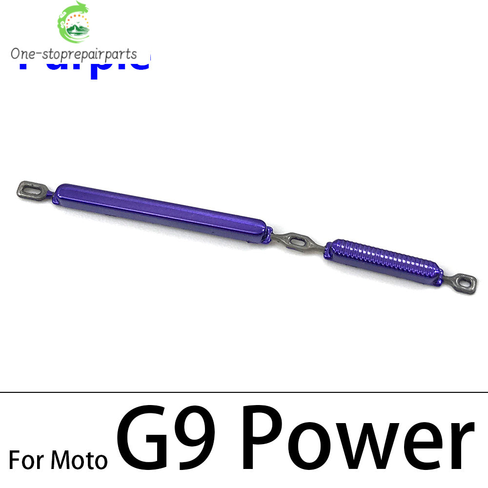 New Side Volume Button Power ON / OFF Buttton Key Set For Motorola Moto G9 G8 G7 Play Plus Power Lite Replacement Parts Motorola phone repair parts