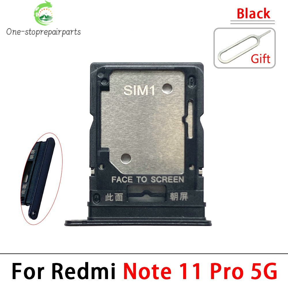 10Pcs, New For Xiaomi Redmi Note 11 11s Pro Plus 4G 5G SIM Card Tray Slot Holder Replacement Parts  Xiaomi  Xiao mi phone repair parts
