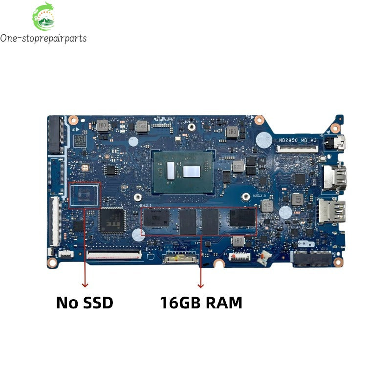 NB2950_MB_V3 Mainboard For Acer Swift SF114-34 Laptop Motherboard With Intel N4500 N5100 N6000 CPU 4GB/8GB/16GB-RAM 0GB/64GB-SSD Acer laptop repair parts