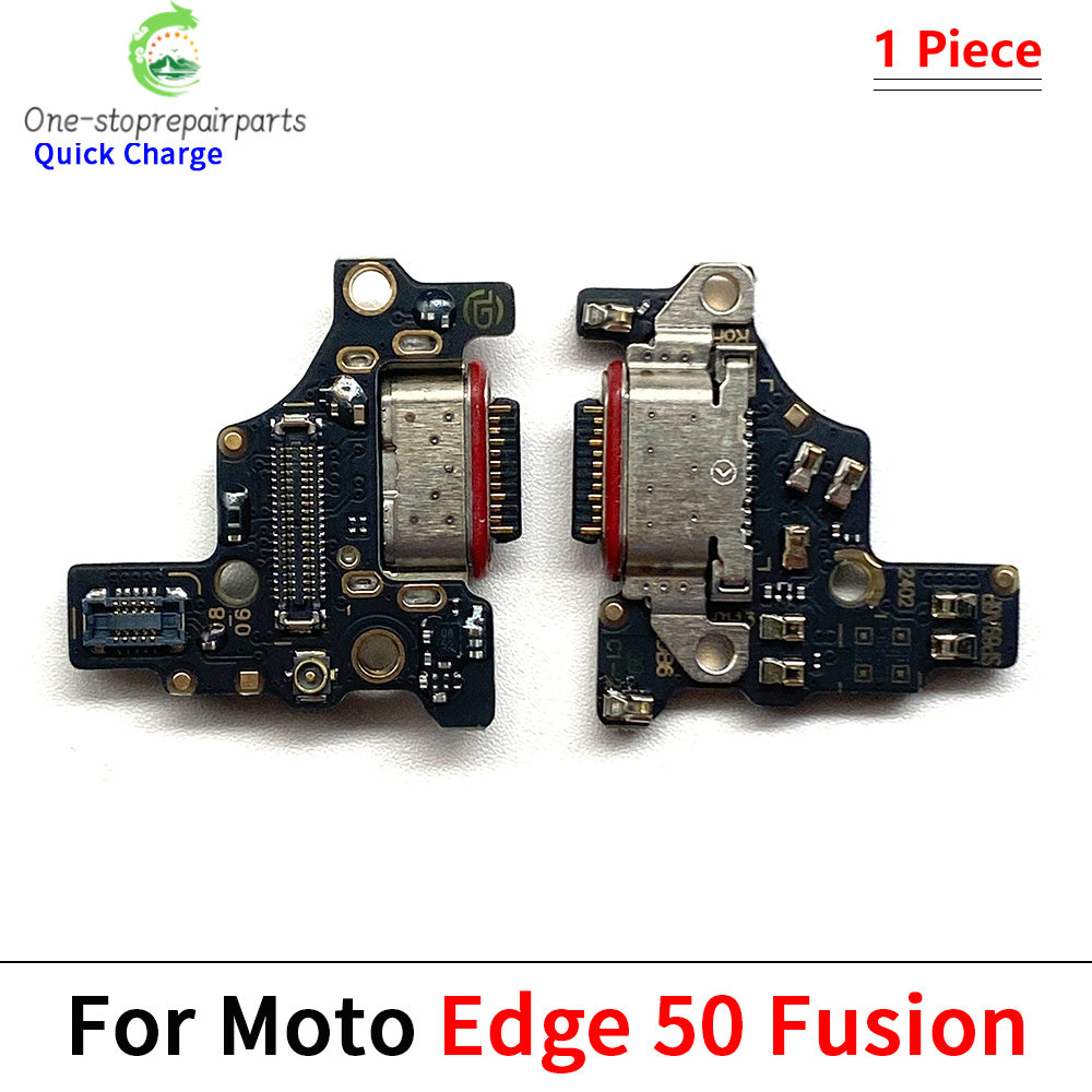 USB Charging Port Mic Microphone Dock Connector Board Flex Cable For Motorola Moto Edge 50 Neo Fusion Pro Repair Parts Motorola phone repair parts