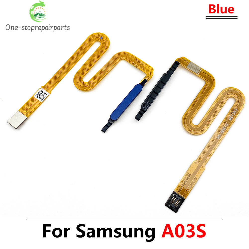 New For Samsung A03S A037F A04s A047F A05s A057F Fingerprint Sensor Home Return Key Menu Button Flex Cable Samsung phone repair parts