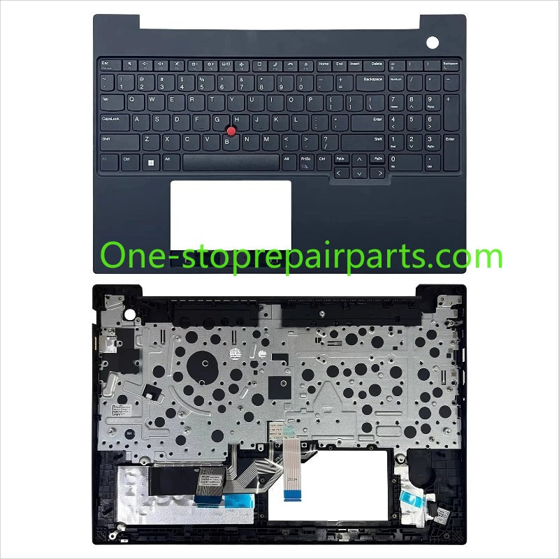 Upper case keyboard for Lenovo ThinkPad E16 Gen1 5M11H94852 C shell topcase palmrest keybooard cover touchpad