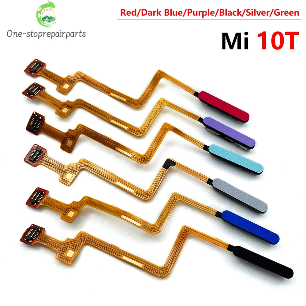 New  For Xiaomi Mi 10T 11T Pro / Mi 11 Lite Fingerprint Sensor Home Return Key Menu Button Flex Cable Replacement Parts  Xiaomi  Xiao mi phone repair parts