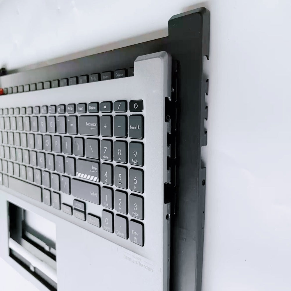 Upper C-case US keyboard for ASUS Vivobook 15 S15 K3502ZA K3402ZA FR3021 K3402Z K3502Z M3502ZA M3502Z 90NB0XX2-R30RU0 13N1-FLA0B11 topcase palmrest keyboard backlight assembly ASUS Laptop repair parts