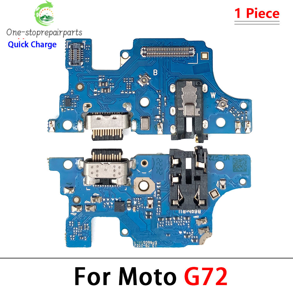 For Motorola Moto E13 E22 E20 E30 E32 G13 G22 G23 G32 G52 G53 G82 G72 USB Charging Port Dock Charger Connector Board Flex Cable Motorola phone repair parts
