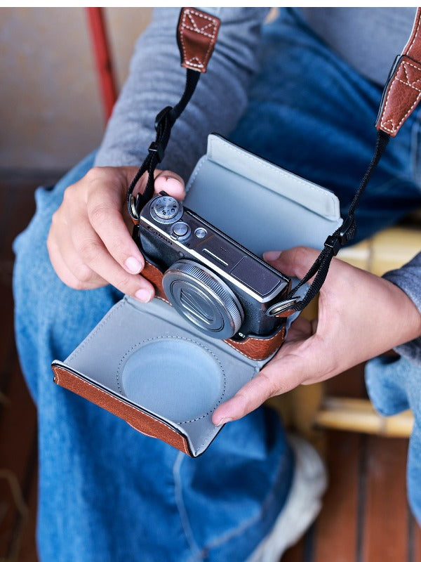 Suitable for Canon G7X3 Protective Case G7X2 Camera Case G11 G12G15/16 G1X2 Leather Case Camera Case Digital camera accessories