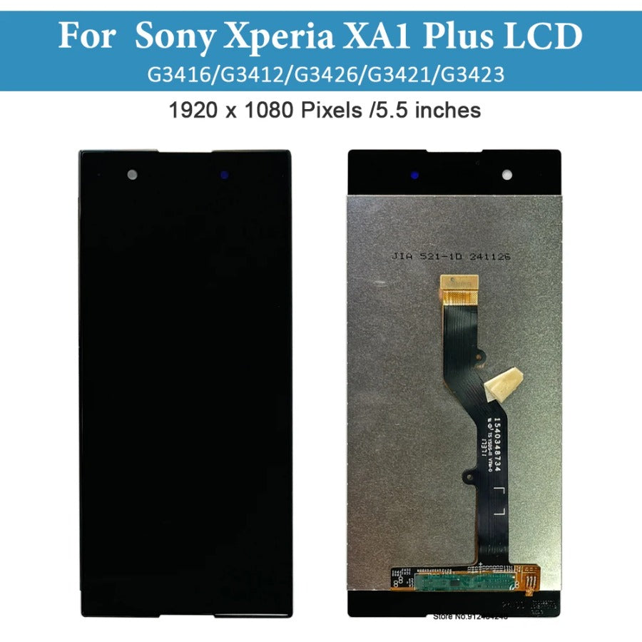 5.5" Original  LCD Display For SONY Xperia XA1 Plus G3416 G3412 G3426 G3421 G3423 Touch Screen With Frame Digitizer Replacement Sony phone repair parts