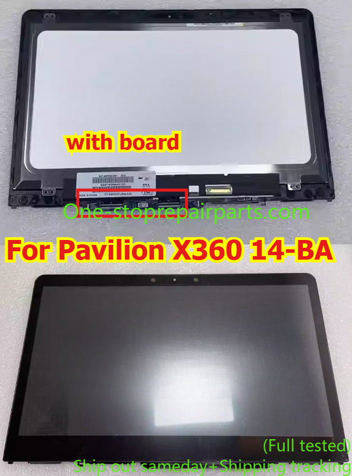 Panel Touch Screen Digitizer LCD Display Assembly For HP Pavilion X360 14-CD 14-DH 14-DW 14-DY 14-BA 14-FA FC Replacement Panel
